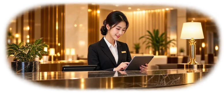 Nhân viên lễ tân khách sạn